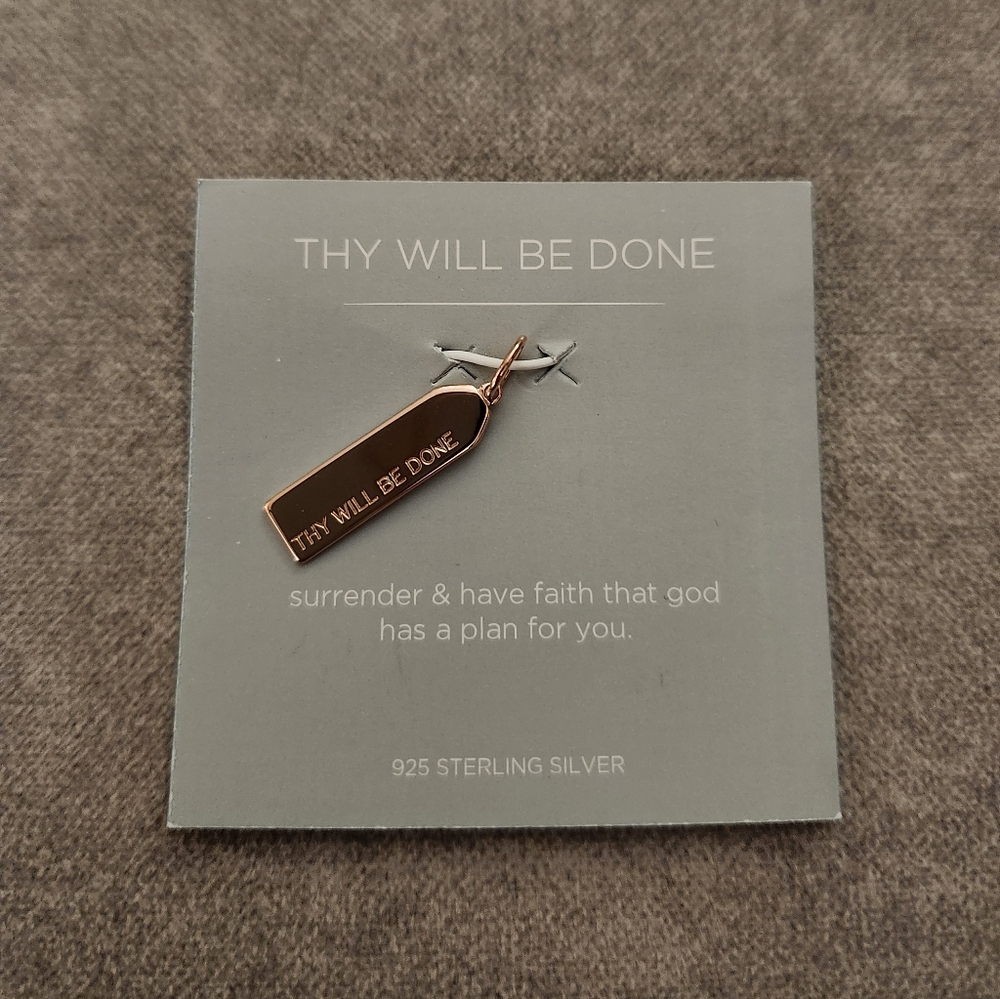 Origami Owl Pendant/Charm with Inspirational Message